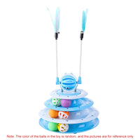 Interactive Cat Toy – 4-Tier Puzzle Ball & Teaser 11