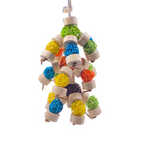 Wooden Bird Toy – Vine Ball Chew Toy 6