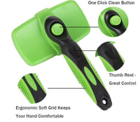 Pet Self Cleaning Slicker Brush 8