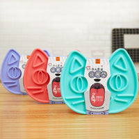 Slow Feeder Double-Sided Silicone Bowl 6