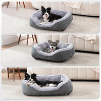 Plush Faux Fur Dog Crate Bed 2