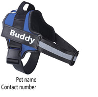 Personalized No-Pull Dog Harness - Reflective & Breathable Adjustable 3