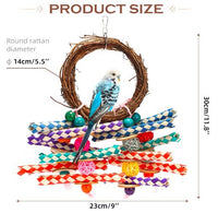 Vine Ring Vine Bal Braided Hose Toy Swing Parrot 3