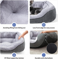 Plush Faux Fur Dog Crate Bed 3