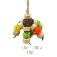 Wooden Bird Toy – Vine Ball Chew Toy 9