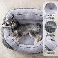 Plush Faux Fur Dog Crate Bed 8