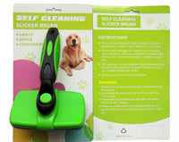 Pet Self Cleaning Slicker Brush 11