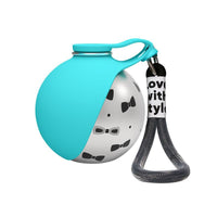 Dog Water Bottle with Removable Silicone Bowl 11