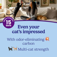 Fresh Step Clumping Cat Litter, Multi-Cat, Long Lasting 3