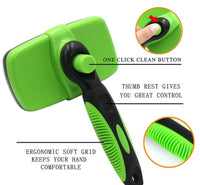 Pet Self Cleaning Slicker Brush 3