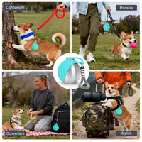 Dog Water Bottle with Removable Silicone Bowl 5