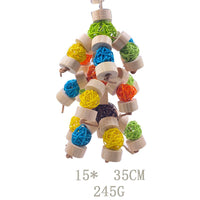 Wooden Bird Toy – Vine Ball Chew Toy 7