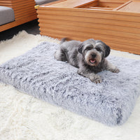 Plush Square Pet Bed - Wave Memory Foam Orthopedic Dog Sofa for Deep Sleep 6