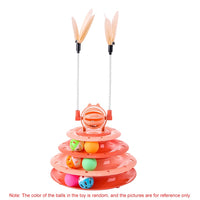 Interactive Cat Toy – 4-Tier Puzzle Ball & Teaser 13