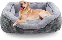 Plush Faux Fur Dog Crate Bed 5