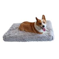 Plush Square Pet Bed - Wave Memory Foam Orthopedic Dog Sofa for Deep Sleep 10