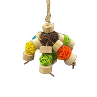 Wooden Bird Toy – Vine Ball Chew Toy 5