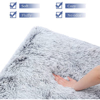 Plush Square Pet Bed - Wave Memory Foam Orthopedic Dog Sofa for Deep Sleep 5
