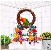 Vine Ring Vine Bal Braided Hose Toy Swing Parrot 8